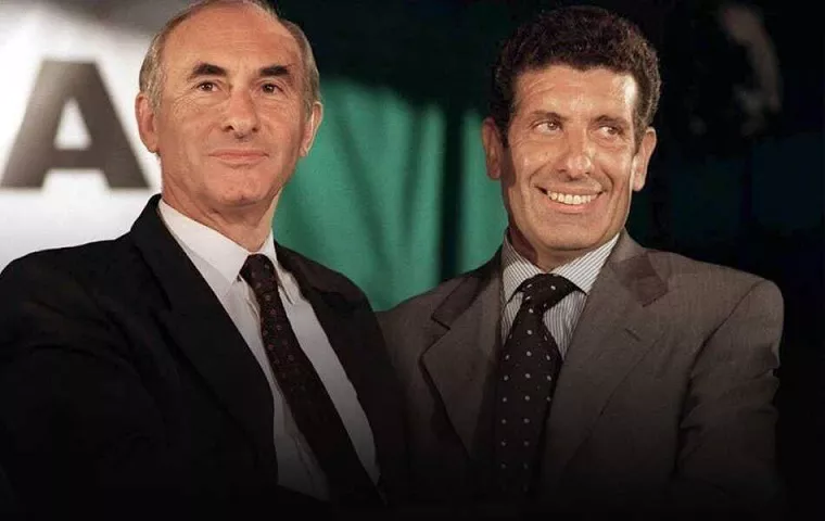 Carlos-Chacho-Alvarez-y-Eduardo-de-la-Rua-durante-la-campana-de-la-Alianza