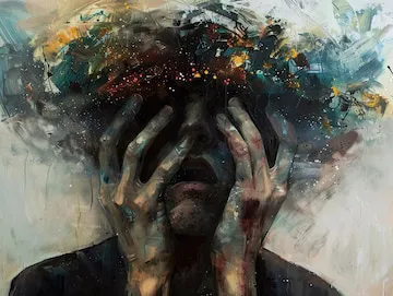 pintura-hombre-ojos-cerrados-ojos-cubiertos-estrellas_1051578-158714
