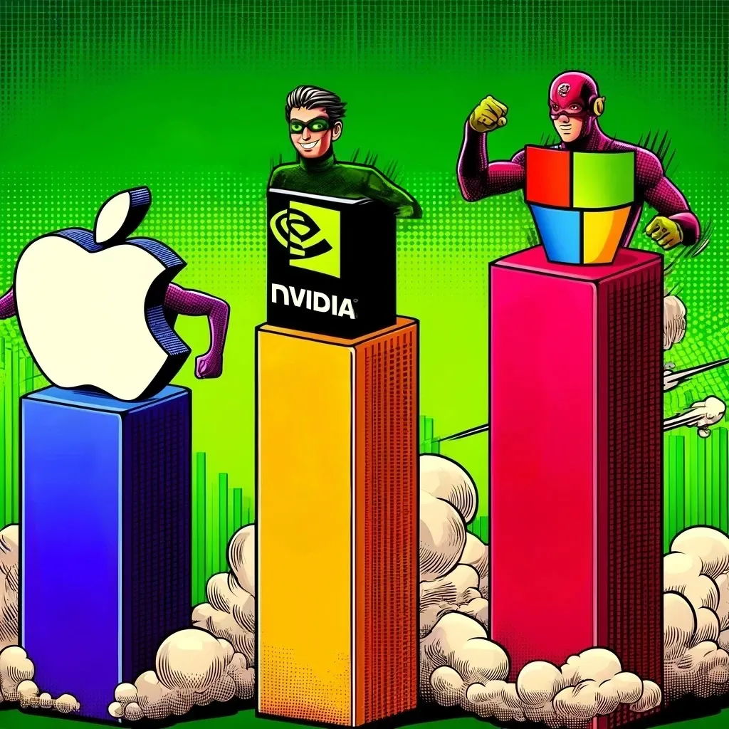 Microsoft-Nvidia-and-Apple