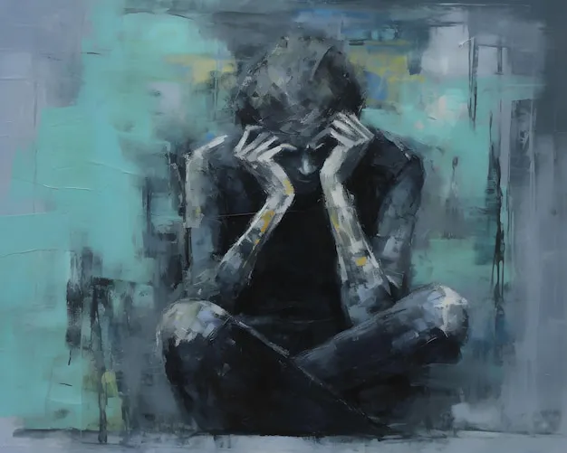 sombria-pintura-inspirada-expresionismo-texturizado-que-representa-profundidades-depresion-ia-generativa_935188-433