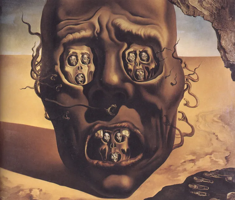The-Face-of-War-by-Salvador-Dali