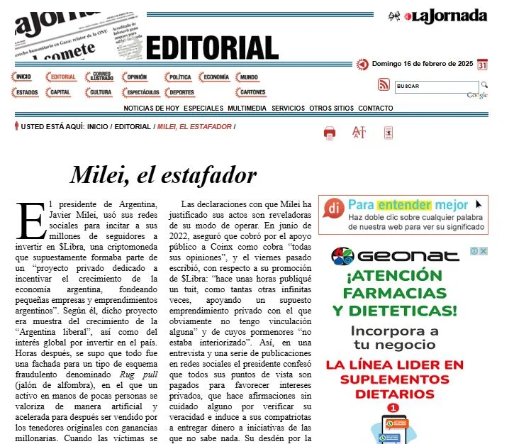 la-jornada-mexico-reacciona-javier-milei-estafa-criptomonedas-png.