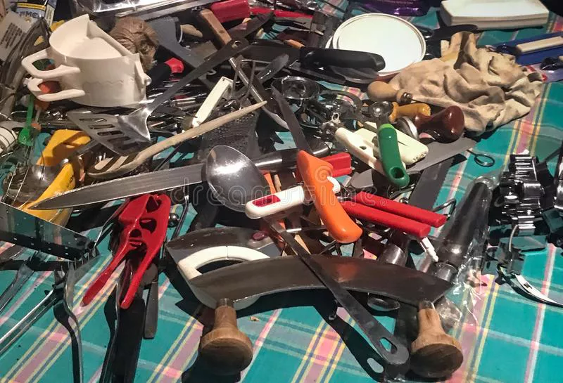 decluttering-un-cajón-sucio-cubiertos-y-artículos-de-cocina-en-necesidad-ser-arreglado-137224588