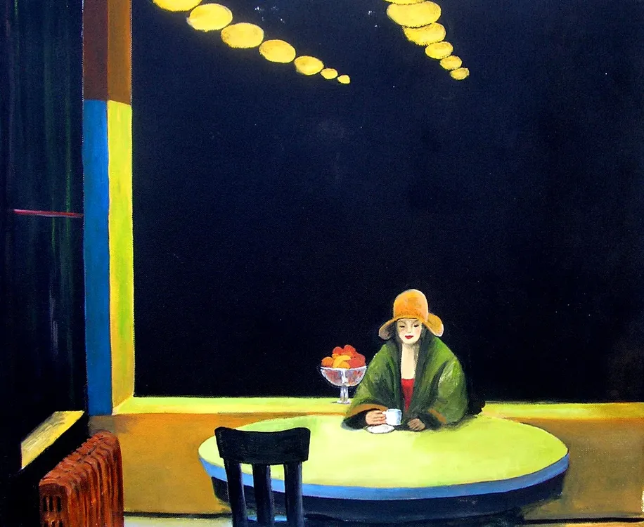 Autómata versión de Edward Hopper