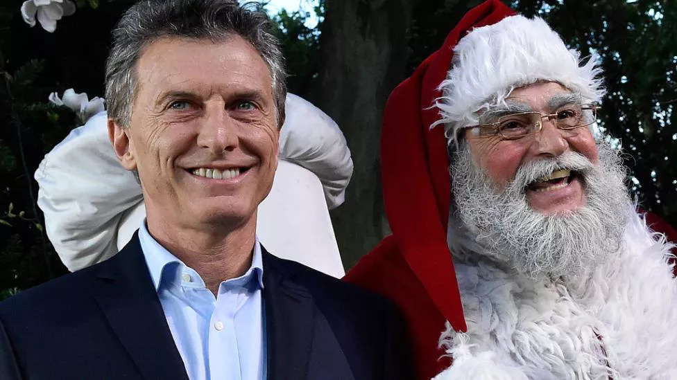 Macri papa noel