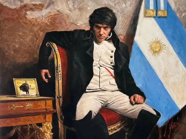 milei-napoleon-cuadro-fabian-perez