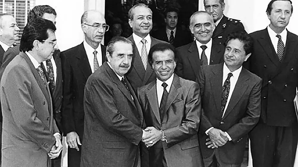 Reforma-constitucional-1994-Menem-Alfonsin-Duhalde