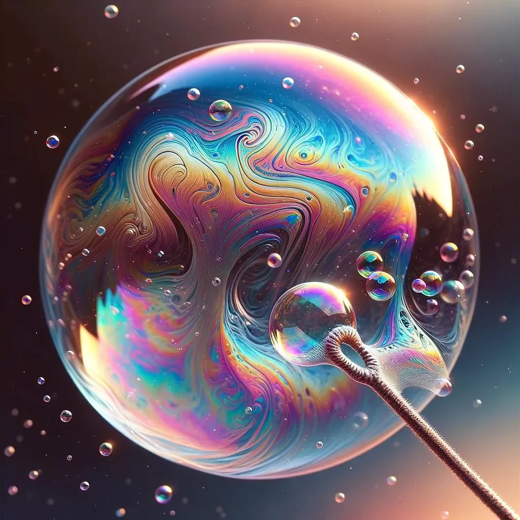 Bubble-being-blown