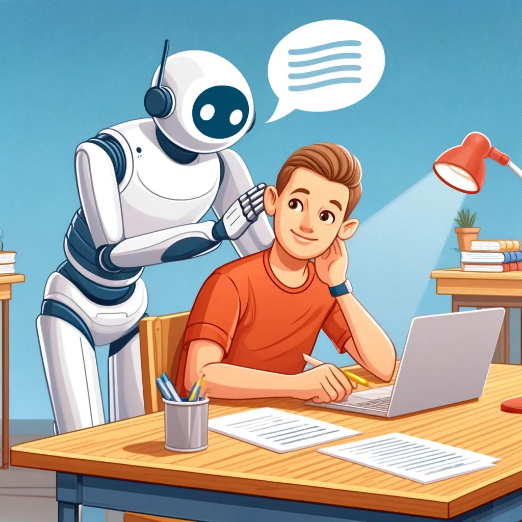Robot-whispering-student