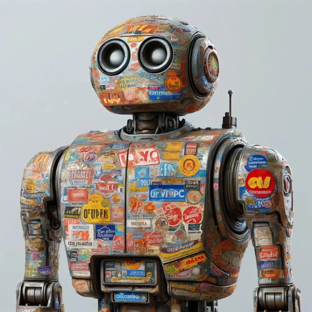 Robot-with-stickers