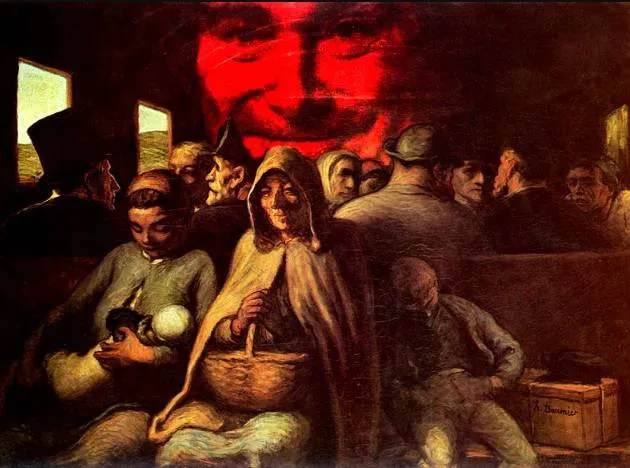 Daumier-El-vagon-de-tercera-clase-1864