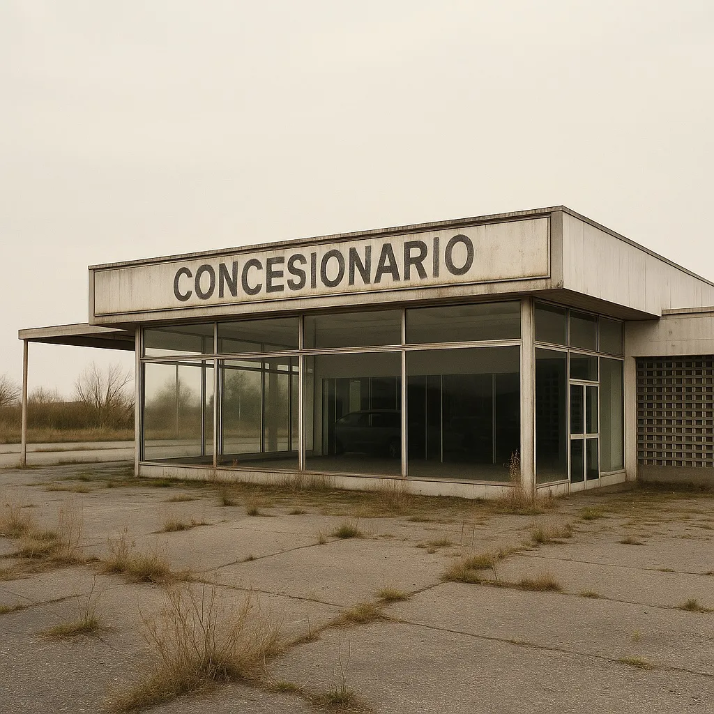 Abandoned-car-dealer-Dall·E