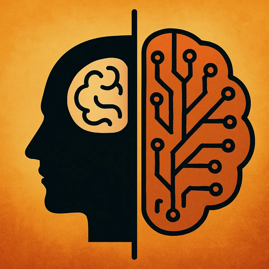 Human-brain-vs-AI-agent-Dall·E