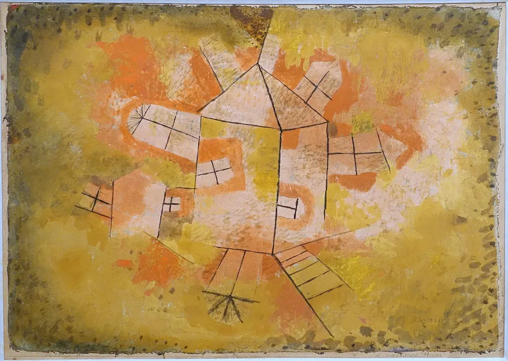4Revolving_House_by_Paul_Klee_1921_AD_gouache_on_cheesecloth_on_paper_-_Museo_Nacional_Centro_de_Arte_Reina_Sofia_-_DSC08792-ALTA
