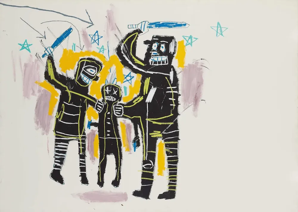 10-11-Jean-Michel-Basquiat-Jailbirds-1983