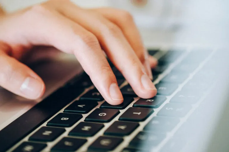 Typing-on-keyboard-Fancycrave-768x511