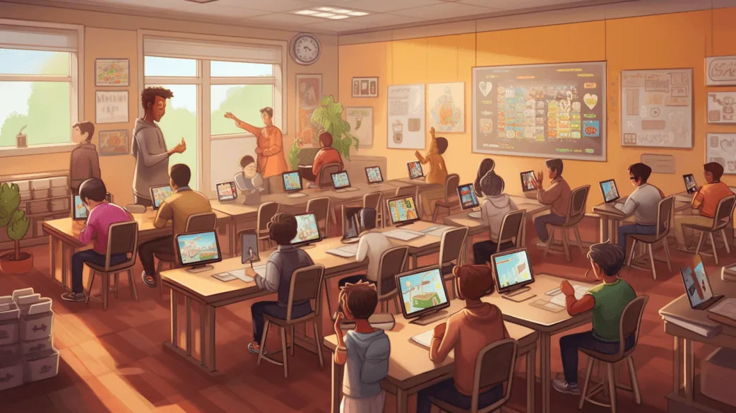 aula-con-estudiantes-participando-en-diversas-actividades-de-aprendizaje